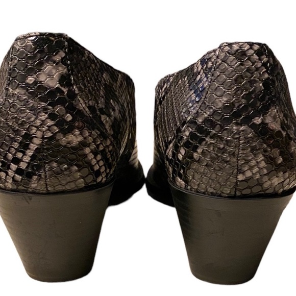 ZARA animal print cowboy heeled ankle boot - Picture 6 of 6